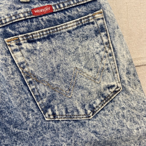 Vintage Wrangler Jeans Mens 32 x 30 Acid Wash Stone Wash Distressed 96501HW - Picture 11 of 12